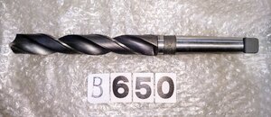 テーパーシャンクドリル　EXT SKH9 Φ25.5　刃長170　全長290 NO,B650