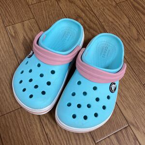 クロックス　17.5センチ　17 18 C10 キッズ　ジュニア　子供用 crocs クロックスサンダル