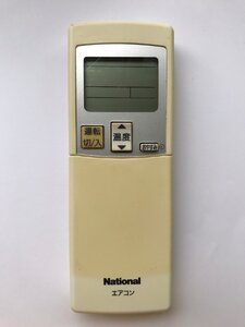 【電池付き】★中古★National(ナショナル)　A75C3030　エアコン　エアコンリモコン　クーラー　クーラーリモコン