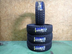 GM1654【送料無料185/60R15】4本 2022年製 ダンロップ ウィンターマックス 02 WM02 未使用 新品スタッドレス 《即決有り》