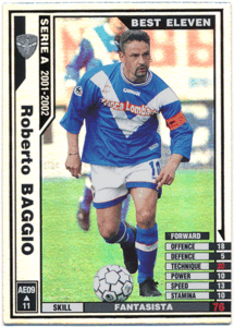 Robert Baggio 2001-02 Panini WCCF Serie A Best Eleven ロベルト・バッジョ A