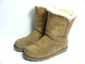 アグ UGG ブーツ シープスキン ボア us5 22.0cm J371-68A