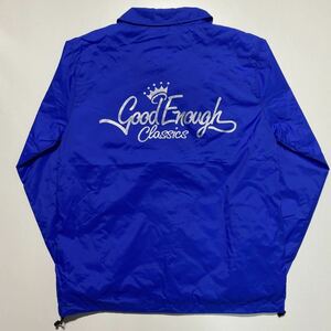 【M】GOODENOUGH NYLON COACHES JACKET BLUE グッドイナフ ナイロン コーチ ジャケット ブルー (GE-171002) G106