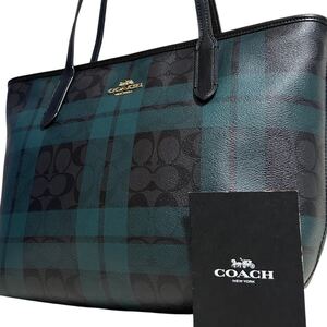 1円～【入手困難品】定価12万円 コーチ COACH トートバッグ ビジネスバッグ ブリーフケース A4 2way レザー メンズ レディース 