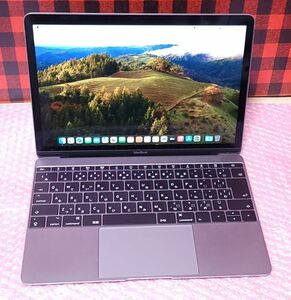 Mac018■最新Sonoma搭載■MacBook (Retina, 12-inch, 2017) A1534 EMC 3099 /Core m3/メモリ8GB/SSD-256GB/美品