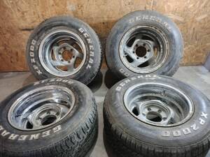 KMC　ターミネーター　15インチ　１０J　１３９．７/6H　２７５/６０R１５　ダットラ　ハイラックス　塗り替えベース