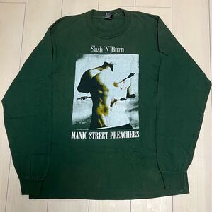 90sビンテージMANIC STREE PREACHERS Slash ’n’ BurnロンTシャツ XL