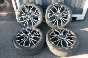 レオニス　LEONIS　LV 17インチ　17×7J　114.3　ヨコハマ　YOKOHAMA　ブルーアース　BluEarth-A　215/45R17　18年製　4本セット