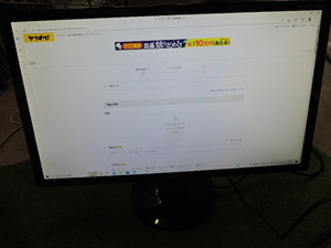 D705★消毒済★BenQ GL2460-B 24インチワイド フルHD 液晶ディスプレイ 2014年製 ゲーミングモニター動作品 保証付 店頭手渡しOK★2210