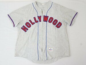 2629【大リーグ ユニフォーム XXLサイズ エベッツフィールド ハリウッドスターズ Ebbets Field】