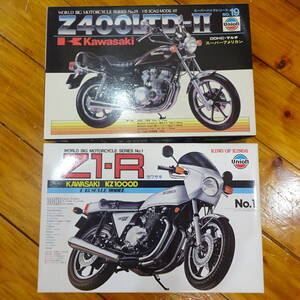 ユニオン　1/15　カワサキ　Z400LTD　Z1-R2台　ジャンク