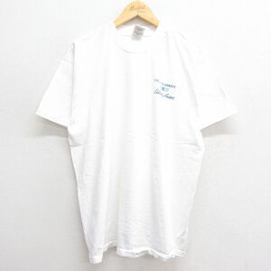 XL/古着 半袖 ビンテージ Tシャツ メンズ 00s セレブリティクルーズ コットン クルーネック 白 ホワイト 23jul28 中古