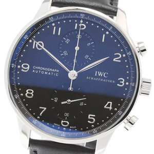 IWC SCHAFFHAUSEN IW371447 ポルトギーゼ クロノグラフ 自動巻き メンズ 保証書付き_860028