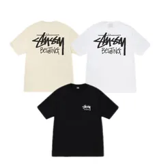 Stussy ファッション限定ラウンドネックロゴプリント半袖Tシャツ（男女兼用