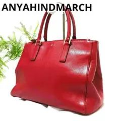 ANYAHINDMARCH アニヤハインドマーチ ハンドバッグ レッド 赤