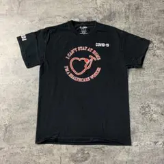 Tシャツ　半袖　US古着　センタープリント　ギルダン　A373