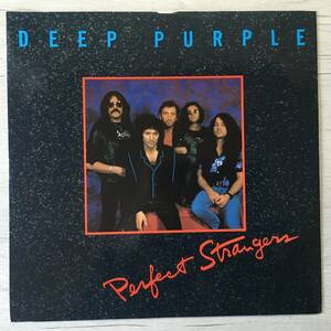 DEEP PURPLE PERFECT STRANGERS UK盤　ステッカーなし。RARE!!