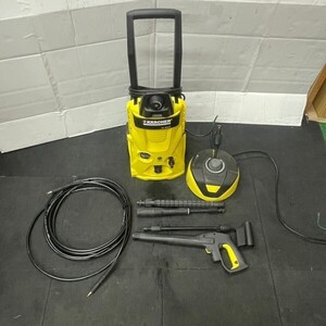 M626-D1-1635◆ KARCHER ケルヒャー 高圧洗浄機 K4 SILENT サイレント 60Hz 洗車 掃除 パーツ付き 通電ok ⑥