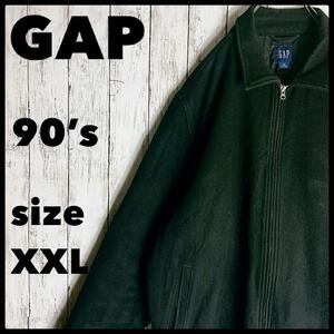 90s【GAP】ギャップ ウールジャケット スウィングトップ XXL 古着