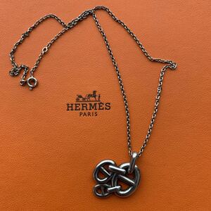 エルメス シェーヌダンクル　シルバー　アーカイブ　ペンダント　HERMES レア