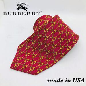 Burberry バーバリー　シルク　keyプリント　USA