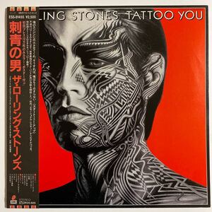 LP 帯付　刺青の男／ザ・ローリング・ストーンズ　初回ポスター付き　THE ROLLING STONES/ TATOO YOU 盤美品