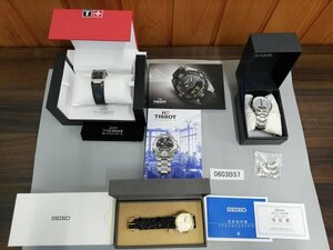 0603B57　時計　腕時計　ジャンク品　おまとめ　SEIKOセイコー　TISSOT　CASIO　　