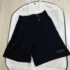 【美品】MONCLER モンクレールスウェットパンツ　ショートパンツ 黒　XS