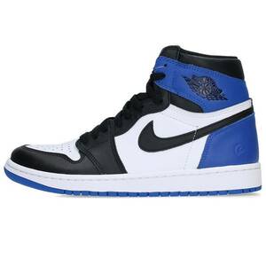 ナイキ フラグメントデザイン スニーカー AIR JORDAN 1 RETRO HIGH OG 27cm エアジョーダン1レトロハイオージースニーカー 中古 OM10