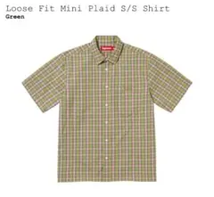 Supreme Loose Fit Mini Plaid S/S Shirt