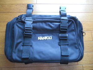 長期保管 b 中古 NANKAI サイドバッグ 横×42 高さ×30 奥行き×8～27cm バッグ 鞄 旅行 出張 宿泊 南海部品 バイク用品