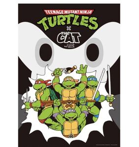 TIDE Teenage Mutant Ninja Turtles Cat-abunga サイン入り / KYNE KAWS 奈良美智 山口歴 友沢こたお ロッカクアヤコ 村上隆 花井祐介