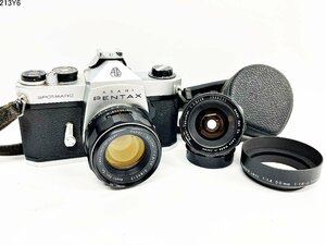 ★ASAHI PENTAX アサヒ ペンタックス SP SPOTMATIC Super-Takumar 1:1.8/55 1:3.5/28 一眼レフ フィルムカメラ ボディ レンズ 213Y6-7