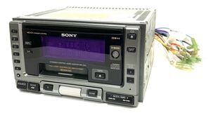 当時物美品SONYソニー 2DIN CD/カセットカーオーディオWX-C55 通電動作検品済 特価売り切り