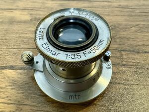 【鏡胴番号3番】Leica ライカ Elmar ベリーショート ニッケルエルマー 50mm F3.5