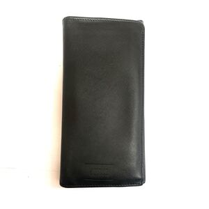 3 HM ARMANI COLLEZIONI アルマーニコレウォーニ 長財布 ウォレット ブラック 二つ折り