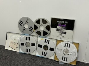 △2105　ジャンク品　オーディオ機器 オープンリールテープ 空リール まとめ 6点 maxell 35-180/MR-10 TEAC RC-1003S マクセル ティアック