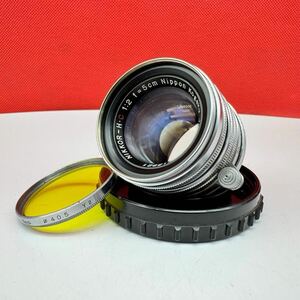 ▲ Nikon Nippon Kogaku NIKKOR-H・C 1:2 f=5mm カメラ レンズ Lマウント L39 ニコン 日本光学