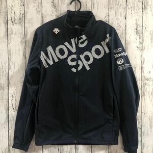 【DESCENTE 】Move Sport デサント ムーブスポーツ ジャケット 長袖 メンズ L ネイビー 送料込み！