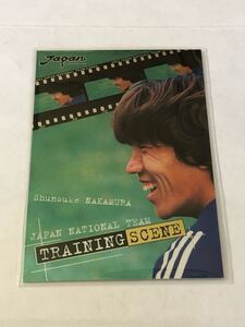 中村俊輔 2002年度版 サッカー日本代表オフィシャルカード スペシャルエディション トレーニングシーンカード