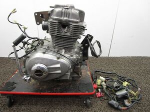 CB400T エンジン ハーネス ★U135！イグナイター 電装 始動確認済み OH素材に ホンダ 【 CB400TE 】 HONDA 検) バブ ホーク CM CB