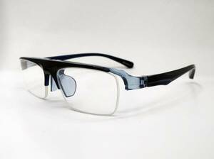 新品 跳ね上げ老眼鏡 ブルーライトカット FLIP-UP　LT-P301-3　ブルーカラー　強度　+3.00　対象年齢〔目安〕60~65歳