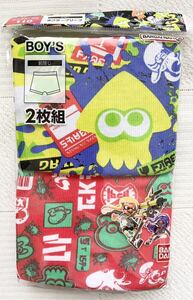 即決★新品110　スプラトゥーン3　ボクサーブリーフ2枚組　ボクサーパンツ　下着　ニンテンドー　任天堂　Nintendo　ゲーム　② 男の子用