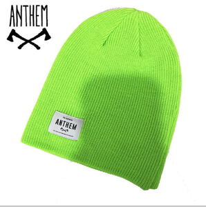 ■ANTHEM TALL BEANIE カラー:NEON LIME ビーニー ニット帽