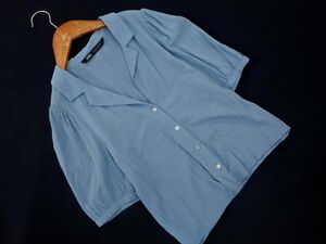 ネコポスOK ZARA ザラ ブラウス シャツ sizeS/青 ■◆ ☆ eea7 レディース