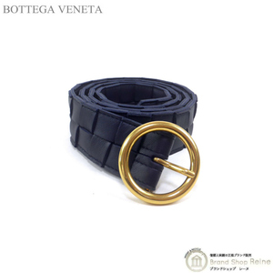 ボッテガ ヴェネタ （BOTTEGA VENETA） イントレチャート レザー ベルト 85cm 701227 スペース（新品）
