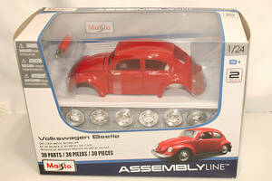 Maisto　39926　Volkswargen Beetle 1/24 Assembly Line　未開封　未組み立て品　マイスト　フォルクスワーゲン　ビートル