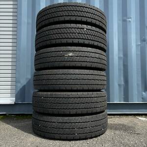 送料無料 ガチばり★ダンプ 2023年製 225/80R17.5 123/122L ダンロップ SP541 6本セット 4トン車