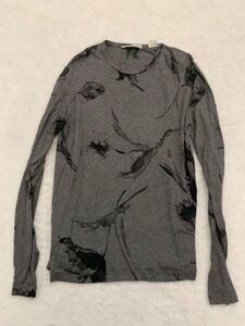 バスストップ購入 SANDY DALAL sizeM メンズ 花柄 ロンT 長袖Tシャツ カットソー サンディーダラル new york