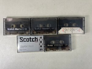 【中古】 カセットテープ スコッチ Scotch Master 90 5本セット MIN1107-TK